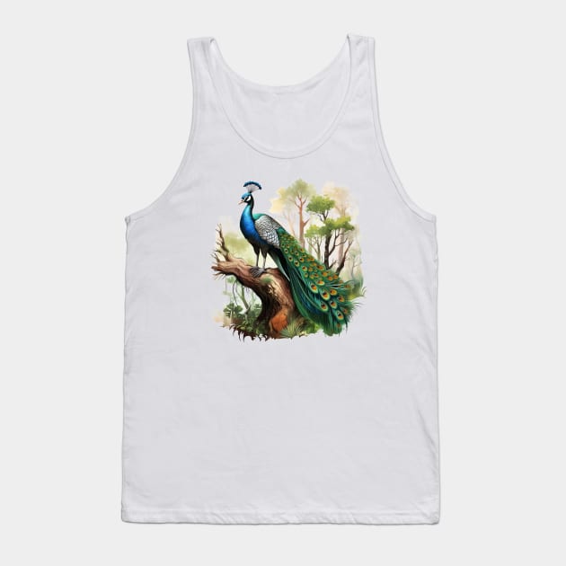 Peafowl Tank Top by zooleisurelife